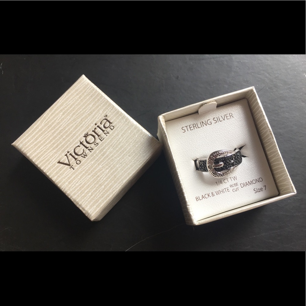 Victoria Townsend Buckle Ring. Size 7